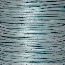 2mm Rattail Satin Cord - Sky Blue - 5m