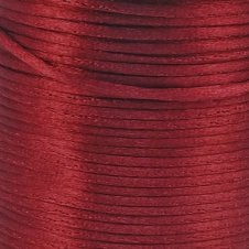 2mm Rattail Satin Cord - Wine - 5m