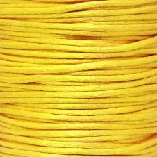 2mm Rattail Satin Cord - Yellow - 5m