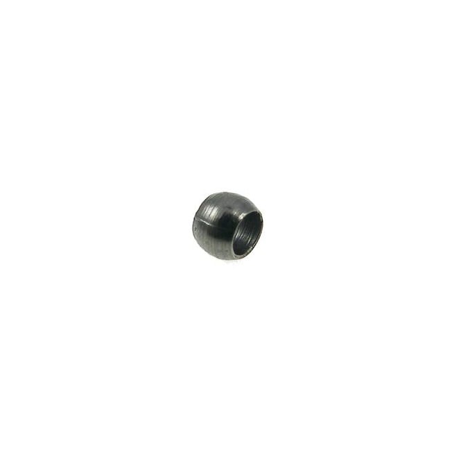 2mm Round Crimp Beads - Black Plated - 200pk
