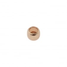 2mm Round Crimp Beads - Rose Gold Plated - 100pcs