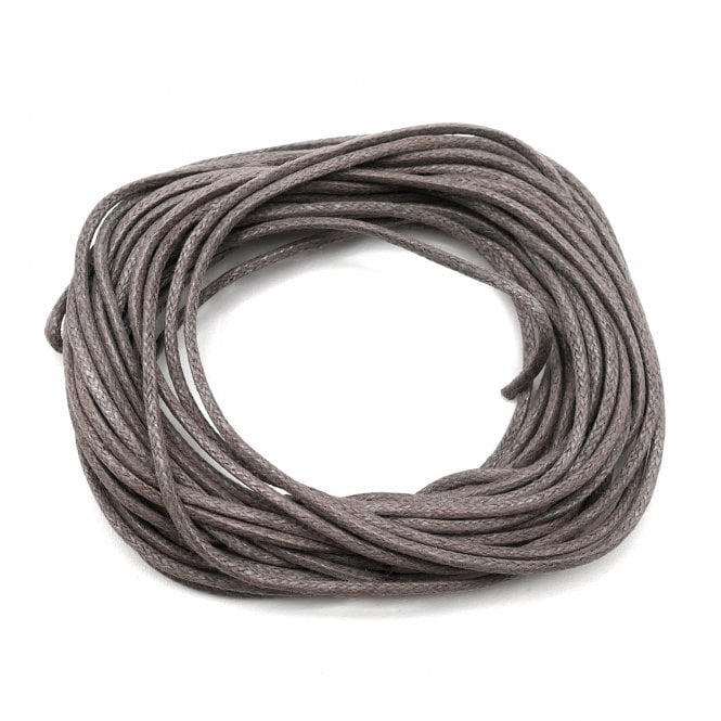 2mm Waxed Cotton Cord - Greige - 5m