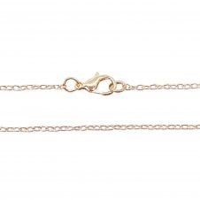 30 Inch Trace Chain Necklace - Rose Gold Plated - 1pk