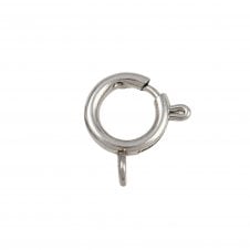 304 Stainless Steel Bolt Ring Clasp 7mm - Original Colour - 1pc