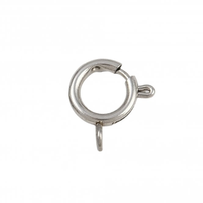 304 Stainless Steel Bolt Ring Clasp 8mm - Original Colour - 1pc