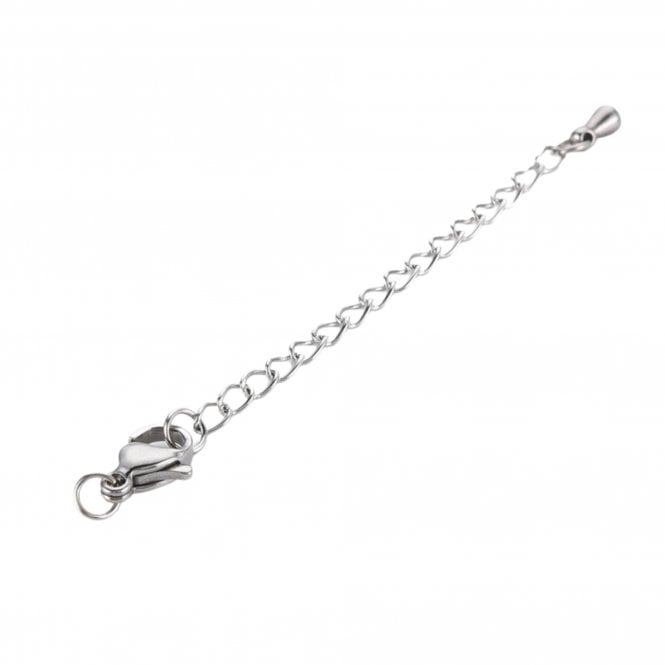 304 Stainless Steel Chain Extender / Teardrop / Lobster Clasp - Original Colour - 2pcs