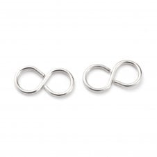 304 Stainless Steel S Hook Clasp 10x5mm - Original Colour - 10pcs
