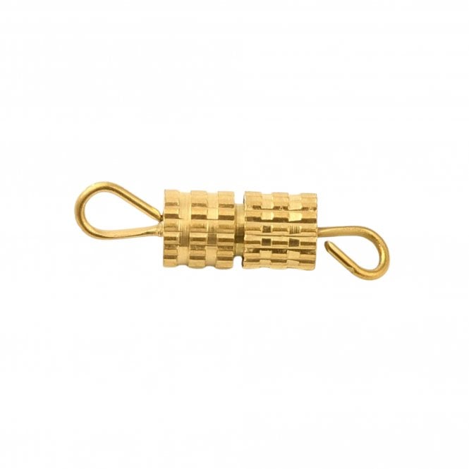 304 Stainless Steel Screw Clasp 16mm - Gold Colour - 1pc