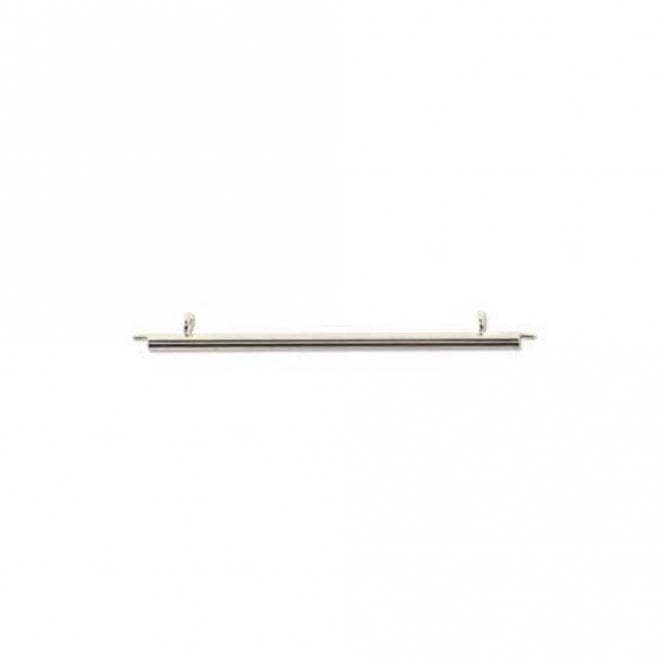 35mm  Slider Tube - Silver Plated - 2pc