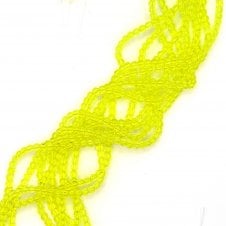 4mm Glass Round Smooth Beads - Transparent Lemon - 1 String (Approx. 95pcs)