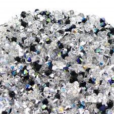 4mm Preciosa Crystal Bicones - Twilight Mix - 50pcs