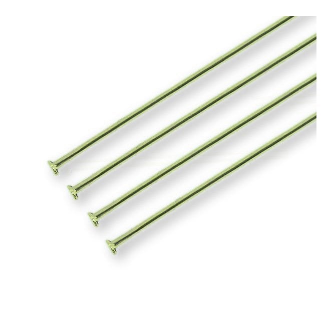 50mm Headpins Findings - Antique Brass Plated - 50pcs
