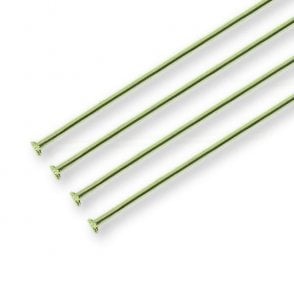 50mm Headpins Findings - Antique Brass Plated - 50pcs