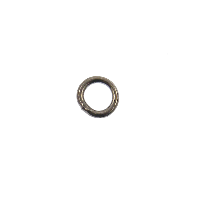 5mm Closed Jump Rings - Black Plated - 50pk