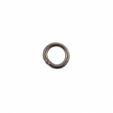 5mm Closed Jump Rings - Black Plated - 50pk