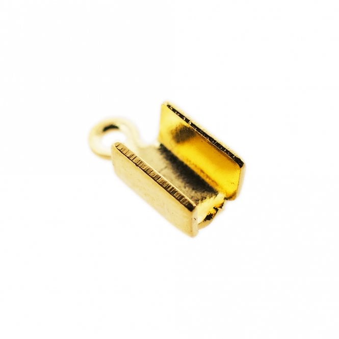 5mm Cord End Box Closer - Gold Plated - 20pcs