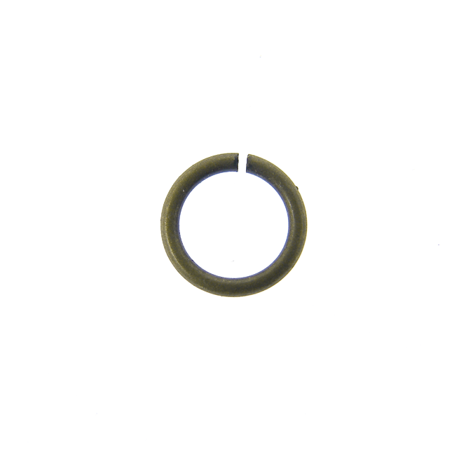 5mm Thin Jump Rings (0.8mm) - Antique Brass Plated - 200pk