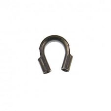 5x4mm Wire Guardian - Black Plated - 50pcs