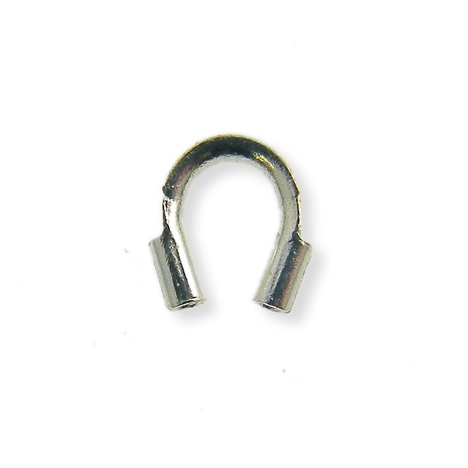 5x4mm Wire Guardian - Silver Plated - 50pk