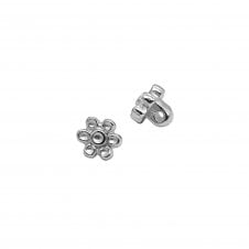 6mm Amodi Substitute/Embellishment (for 8/0 Seed Beads) - Antique Silver Plated - 1pcs