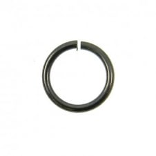 6mm Thin Jump Rings (0.7mm) - Black Plated - 200pk