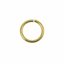 6mm Thin Jump Rings (0.7mm) - Gold Plated - 200pcs