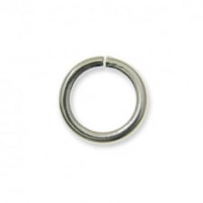 6mm Thin Jump Rings (0.7mm) - Silver Plated - 200pk