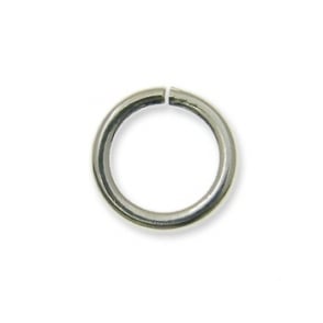 8mm Jump Rings (1mm) - Silver Plated - 200pk