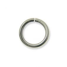8mm Jump Rings (1mm) - Silver Plated - 200pk