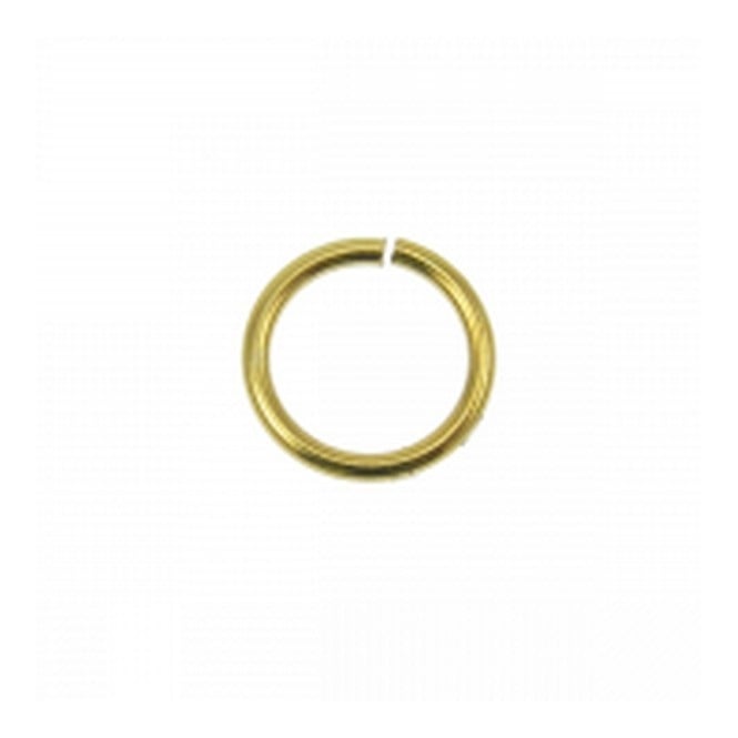 8mm Thin Jump Rings (1mm) - Gold Plated - 200pk