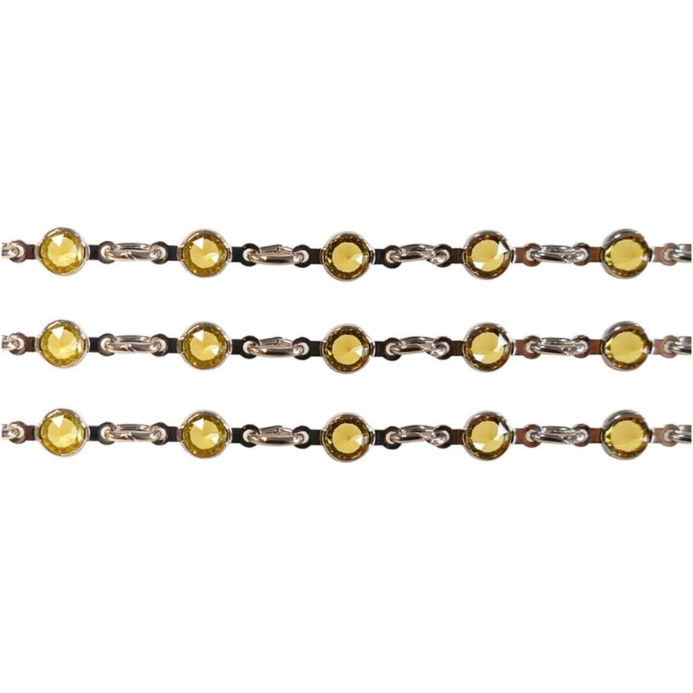 Channel Chain 90005 Swarovski Silver Plated Channel Chain - Sunflower - 50cm - Beads ...