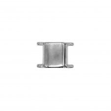 9x17mm Axos II Delica Magnetic Clasp - Antique Silver Plated - 1pcs