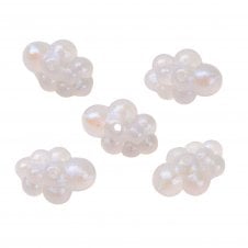 Acrylic Cloud Beads 24x17mm - Glow In The Dark Luminous Translucent - 10pcs