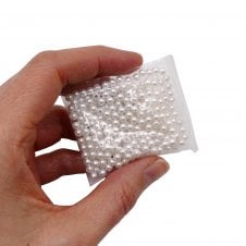 Acrylic Pearl Beads 4mm - 8g (aprox 270 beads) - Ivory