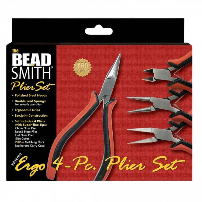  4 Piece Super-Fine Ergonomic Pliers Set