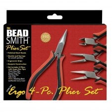 Beadsmith 4 Piece Super-Fine Ergonomic Pliers Set