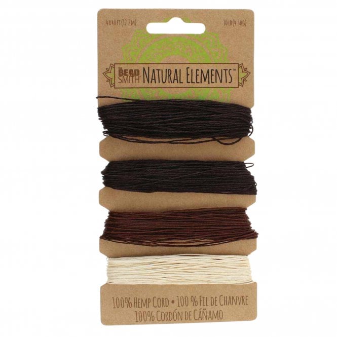  Hemp Cord 0.55mm - Bronze Shades - 48m