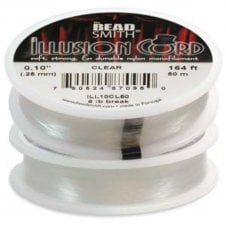 Beadsmith Illusion Cord 0.25mm (.010") - Clear - 50m