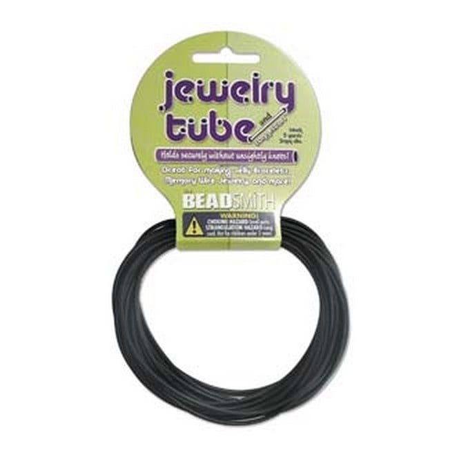  Jewellery Tube 2mm - Black - 4.5m (5yds)