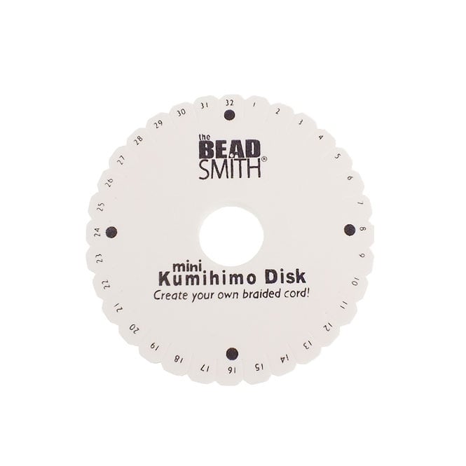 Kumihimo 4.25inch Round Braiding Disk - Plus Downloadable Instructions