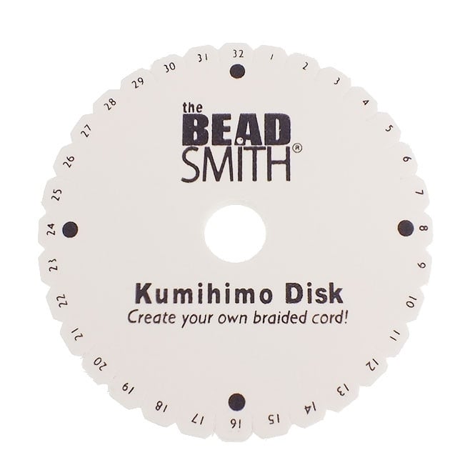 Kumihimo 6 inch Round Braiding Disk - Plus Downloadable Instructions
