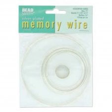 Beadsmith - Memory Wire 5 Assorted Sizes - Silver Plated (10 coils)
