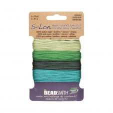 Beadsmith S-Lon Bead Cord Tex210 - Evergreen - 36m