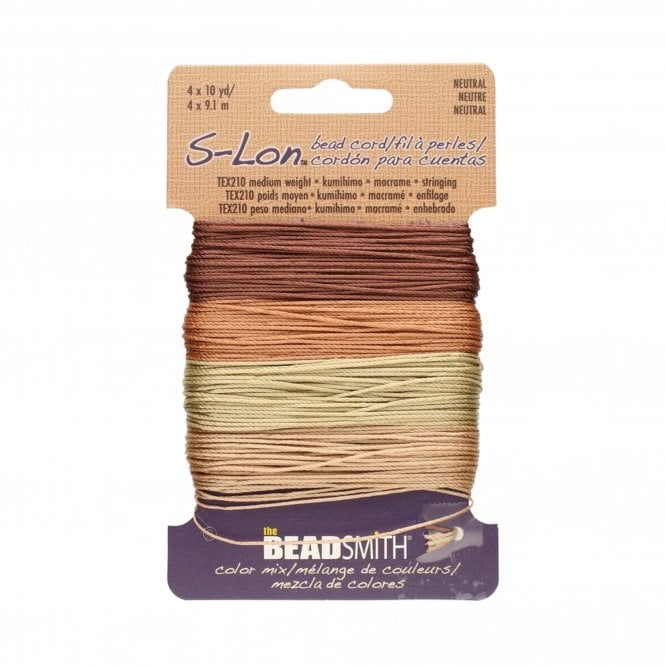  S-Lon Bead Cord Tex210 - Neutral - 36m