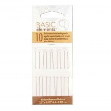 Beadsmtih Flexible Twisted Wire Beading Needles - Medium - 10 Needle pk