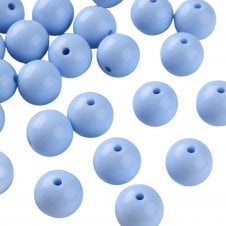 Bubble Beads 16mm - Opaque Lavender - 10pcs