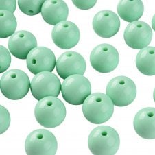 Bubble Beads 16mm - Opaque Mint - 10pcs