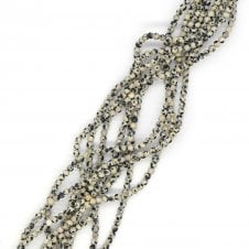 Dalmation Jasper Semi Precious Stones 4mm - 39cm String
