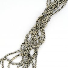 Dalmation Jasper Semi Precious Stones 6mm - 39cm String
