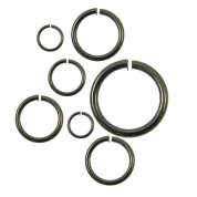 Black Plated Jump Rings